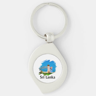 Kleurrijke Sri Lankaanse  Sleutelhanger
