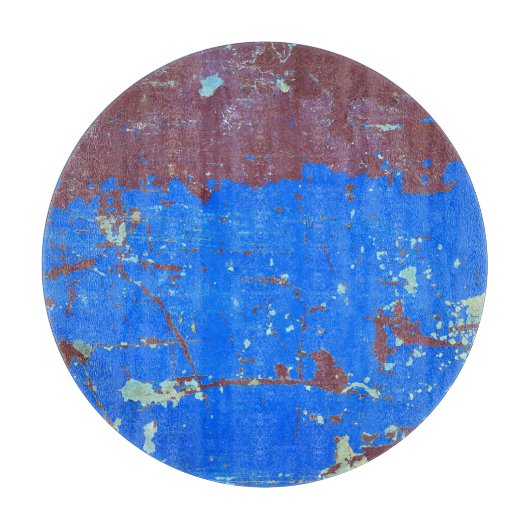 Kleurrijke staalroest: abstracte textuur snijplank (Voorkant)