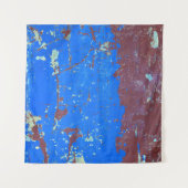 Kleurrijke staalroest: abstracte textuur wandkleed (Voorkant (horizontaal))