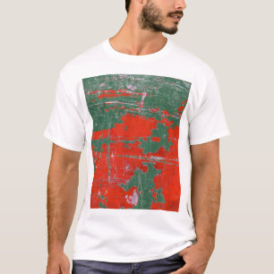 Kleurrijke staalroest, geweven achtergrond. t-shirt