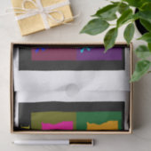 Kleurrijke staat van Louisiana Pop Art Map Tissuepapier (Geschenk)