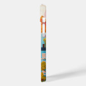 kleurrijke stad Case-Mate iPhone case (Achterkant / Links)