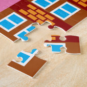 Kleurrijke Stadsgezichten Legpuzzel (Zijkant)