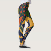 Kleurrijke Stamleggings Leggings (Rechts)