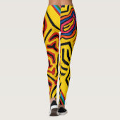 Kleurrijke Stamleggings Leggings (Achterkant)
