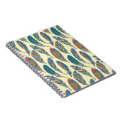 Kleurrijke stamveren, etnisch naadloos ontwerp. notitieboek (Rechterzijde)