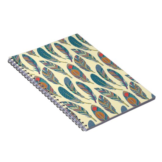 Kleurrijke stamveren, etnisch naadloos ontwerp. notitieboek (Rechterzijde)