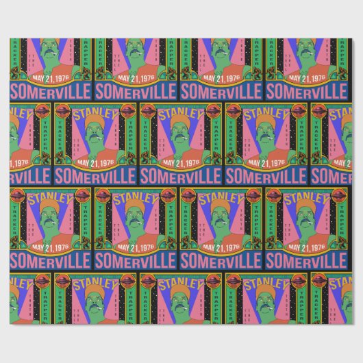 Kleurrijke Stanley Cadeaupapier (Vlak)