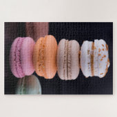 Kleurrijke stapel Franse Macarons Legpuzzel (Horizontaal)