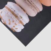 Kleurrijke stapel Franse Macarons Tissuepapier (Detail)