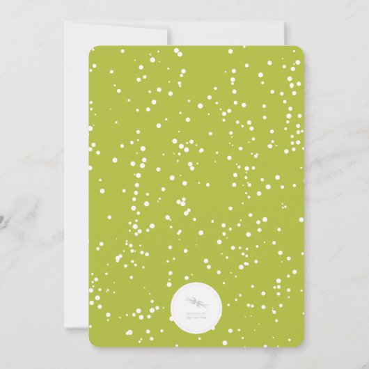 Kleurrijke Star Ornament Modern Holiday Party Uitn Kaart (Achterkant)