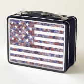 Kleurrijke Star-Spangled Banner America Vlag (Achterkant)