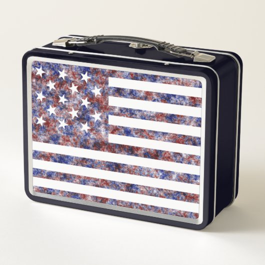 Kleurrijke Star-Spangled Banner America Vlag (Achterkant)