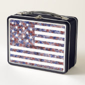 Kleurrijke Star-Spangled Banner America Vlag (Voorkant)