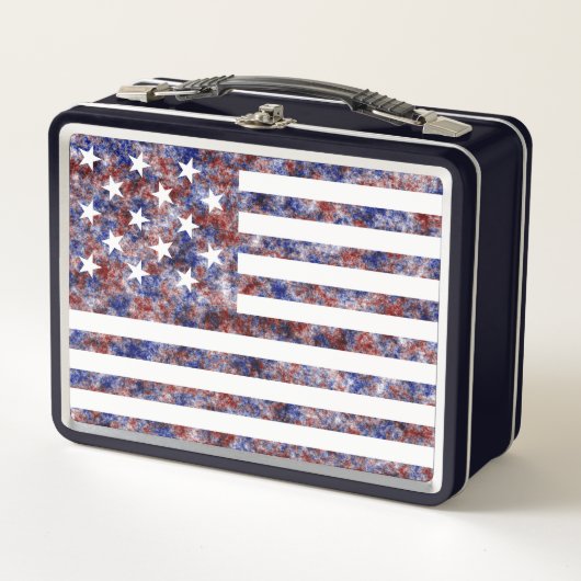 Kleurrijke Star-Spangled Banner America Vlag (Voorkant)