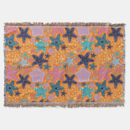 Kleurrijke Starfishes Deken