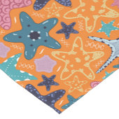 Kleurrijke Starfishes Korte Tafelloper (Hoek)