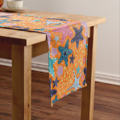 Kleurrijke Starfishes Korte Tafelloper (Voorbeeld)