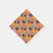 Kleurrijke Starfishes Servet (Hoek)
