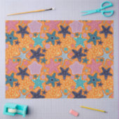 Kleurrijke Starfishes Tissuepapier (Craft)