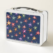Kleurrijke Starfishes, Zee Stars Lunchbox (Achterkant)