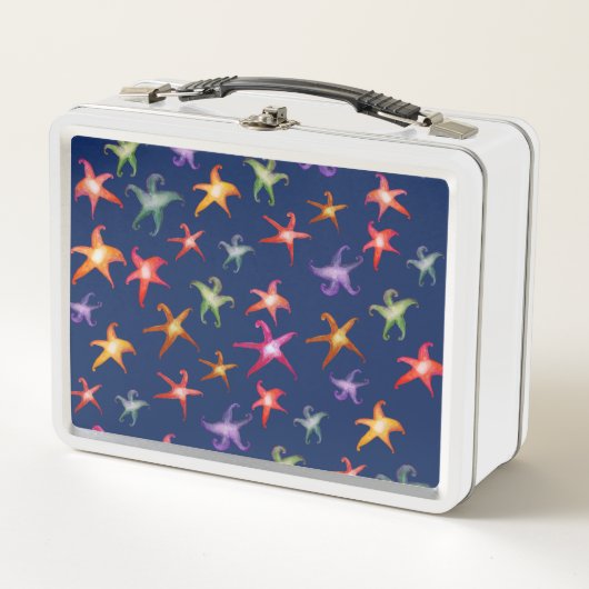Kleurrijke Starfishes, Zee Stars Lunchbox (Voorkant)