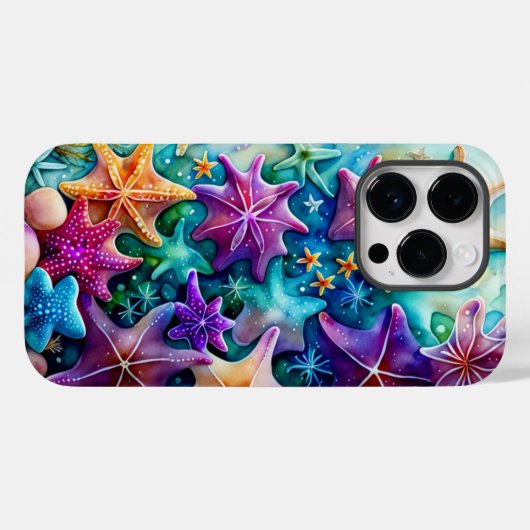 Kleurrijke Starvis Case-Mate iPhone Case (Achterkant (horizontaal))