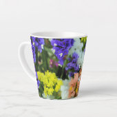 kleurrijke statice latte mok (Linkerhoek)