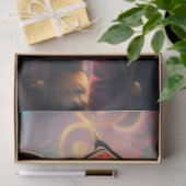 Kleurrijke Steampunk Cat Tissuepapier (Geschenk)