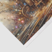 Kleurrijke Steampunk Konijn Magische Decoupage Tissuepapier (Detail)