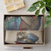  kleurrijke Steampunk Parrot Art Tissuepapier (Geschenk)