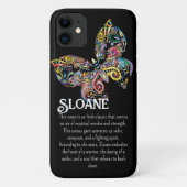 Kleurrijke Steampunk vlinder Case-Mate iPhone Case (Achterkant)