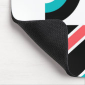 Kleurrijke, stedelijke, trendy, moderne geometrisc muismat (Hoek)