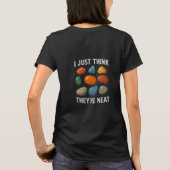 Kleurrijke Steen Netjes Ontwerp T-shirt (Achterkant)