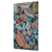 Kleurrijke steen steen steentje natuurlijke textuu klembord (Links)