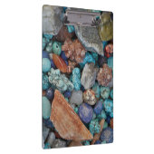 Kleurrijke steen steen steentje natuurlijke textuu klembord (Rechts)