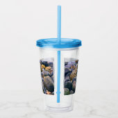Kleurrijke stenen acryl drinkbeker (Rechts)