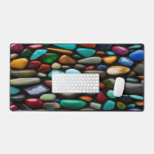 Kleurrijke Stenen - Bureaumat (Keyboard & Muis)