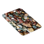 Kleurrijke stenen, Gig Harbor, Puget Sound Washing Magneet (Rechterzijde)