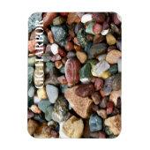 Kleurrijke stenen, Gig Harbor, Puget Sound Washing Magneet (Verticaal)