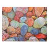 Kleurrijke stenen, kebbels, rotsen notitieblok (Voorkant)