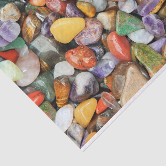 Kleurrijke stenen, kebbels, rotsen tissuepapier (Detail)