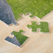 Kleurrijke stenen knikken rotsfotografie legpuzzel (Zijkant)