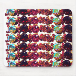 Kleurrijke stenen, robijnen, diamanten, saffieren muismat