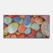 Kleurrijke stenen, steentjes, rotsen en water bureaumat (Voorkant)