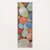 Kleurrijke stenen, steentjes, rotsen en water yogamat (Voorkant)