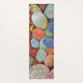 Kleurrijke stenen, steentjes, rotsen en water yogamat (Achterkant)