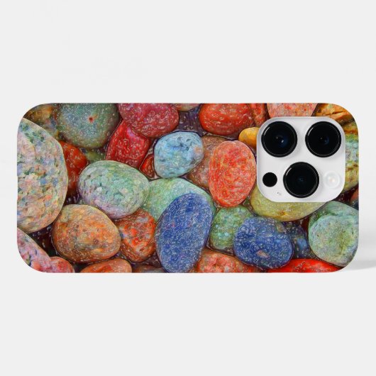 Kleurrijke stenen, steentjes, stenen iPhone / iPad Case-Mate iPhone Case (Achterkant (horizontaal))