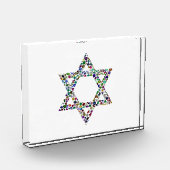 Kleurrijke Ster van David Fotoblokken (Links)