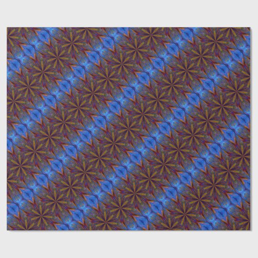 Kleurrijke sterren Abstract ontwerp Cadeaupapier (Vlak)